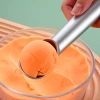 Aluminum alloy ice cream spoon, commercial scoop scoop, ice cream spoon, watermelon fruit ice cream spoon, scoop scoop, ice cream manufacturer details Picture